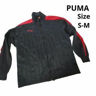 プーマ(PUMA)の【人気☆PUMA】濃紺　赤ロゴ　ジャージ　上　サイズS-M(ジャージ)