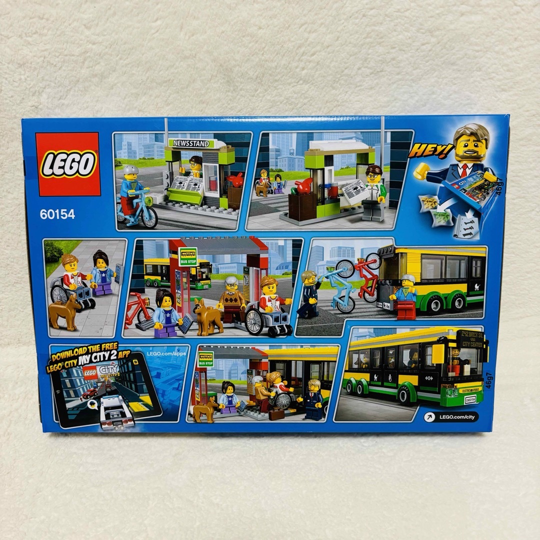 未開封】LEGO レゴ 60154 シティ バス停留所 未開封】LEGO レゴ 60154 シティ バス停留所