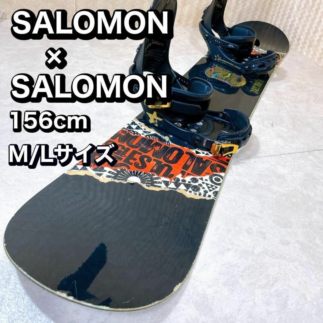 初心者おすすめ 】 SALOMON スノーボード セット 156cm 初心者おすすめ 】 SALOMON スノーボード セット 156cm