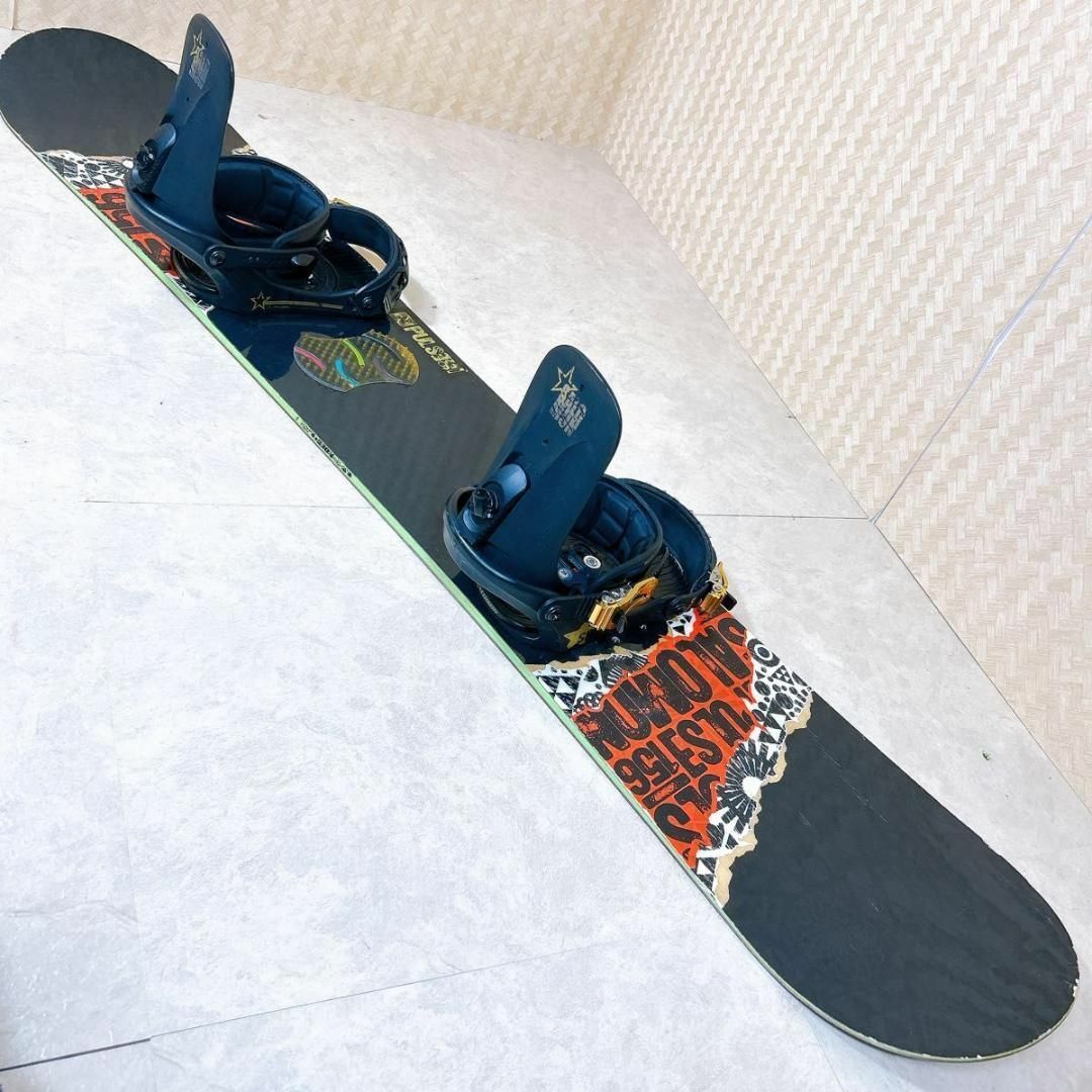 初心者おすすめ 】 SALOMON スノーボード セット 156cm 初心者おすすめ 】 SALOMON スノーボード セット 156cm