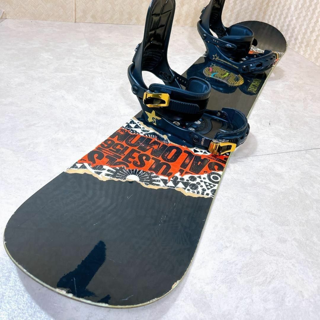 初心者おすすめ 】 SALOMON スノーボード セット 156cm 初心者おすすめ 】 SALOMON スノーボード セット 156cm