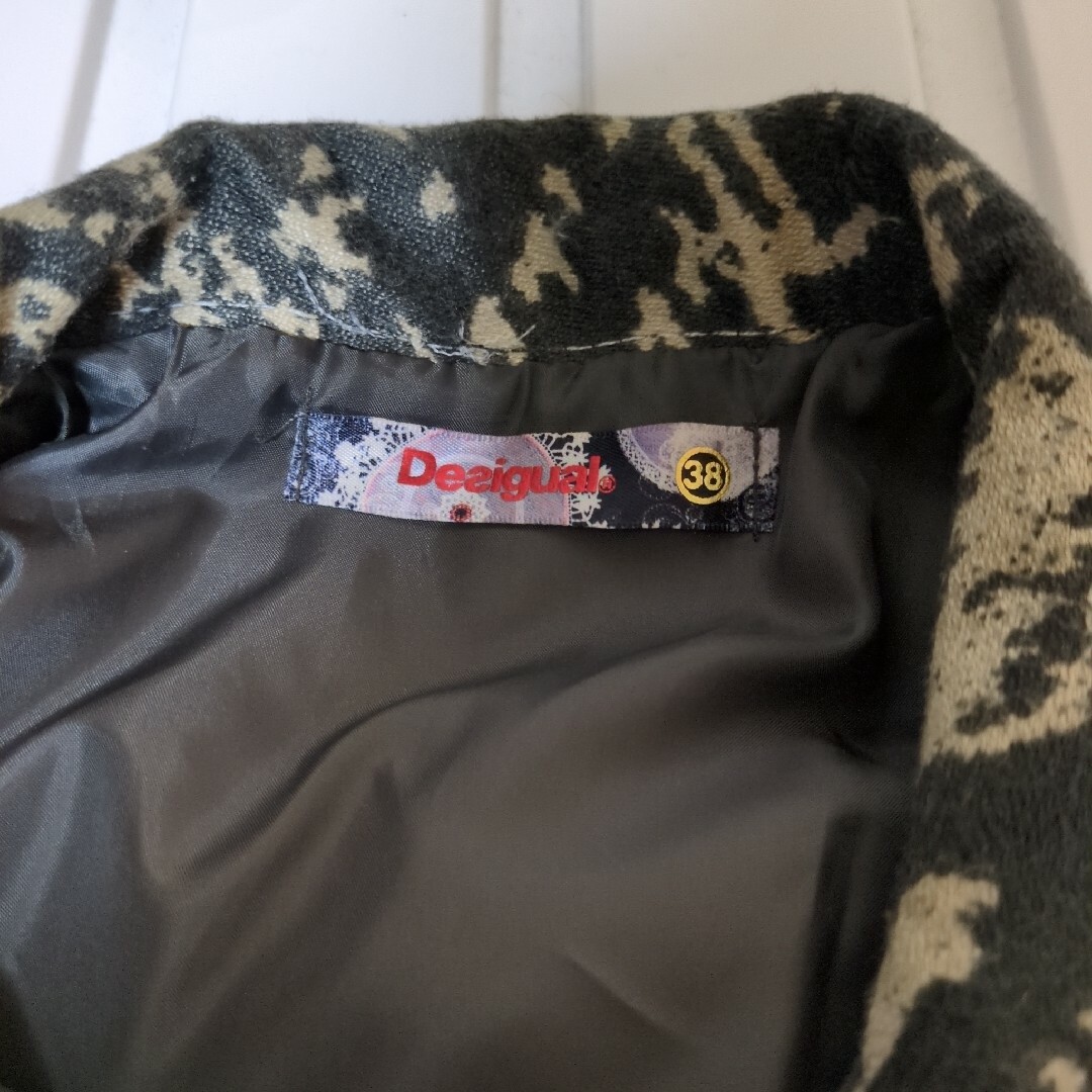 DESIGUAL - 未使用 スネーク柄？ コート デシグアルの通販 by
