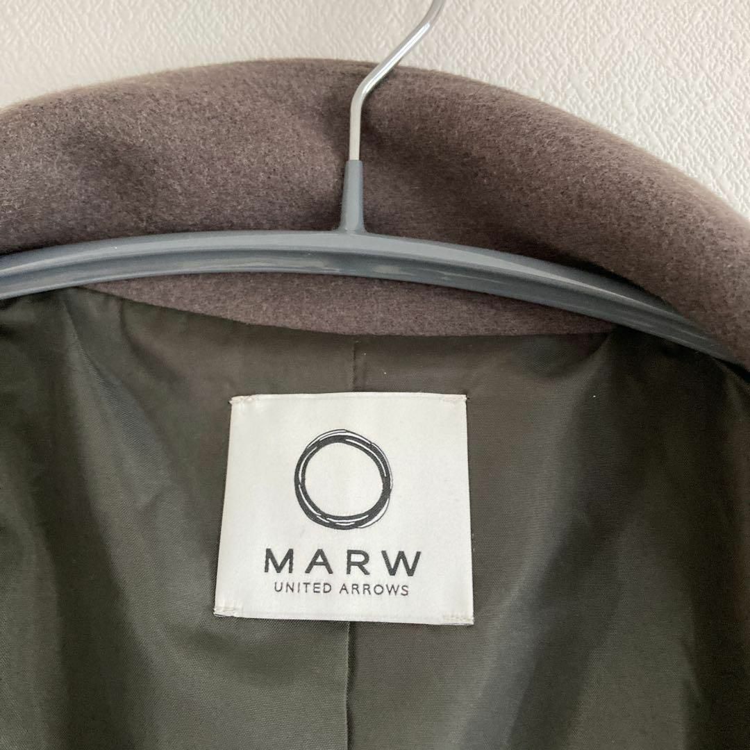 UNITED ARROWS - MARW UNITED ARROWS ポンチョコート F ブラウン UNITED ARROWS - MARW UNITED ARROWS ポンチョコート F ブラウン