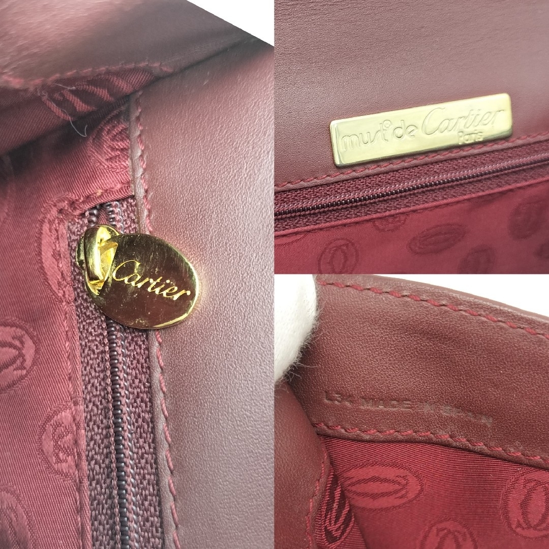 Cartier - 未使用に近い✨カルティエ ショルダーバッグ レザー Cartier - 未使用に近い✨カルティエ ショルダーバッグ レザー