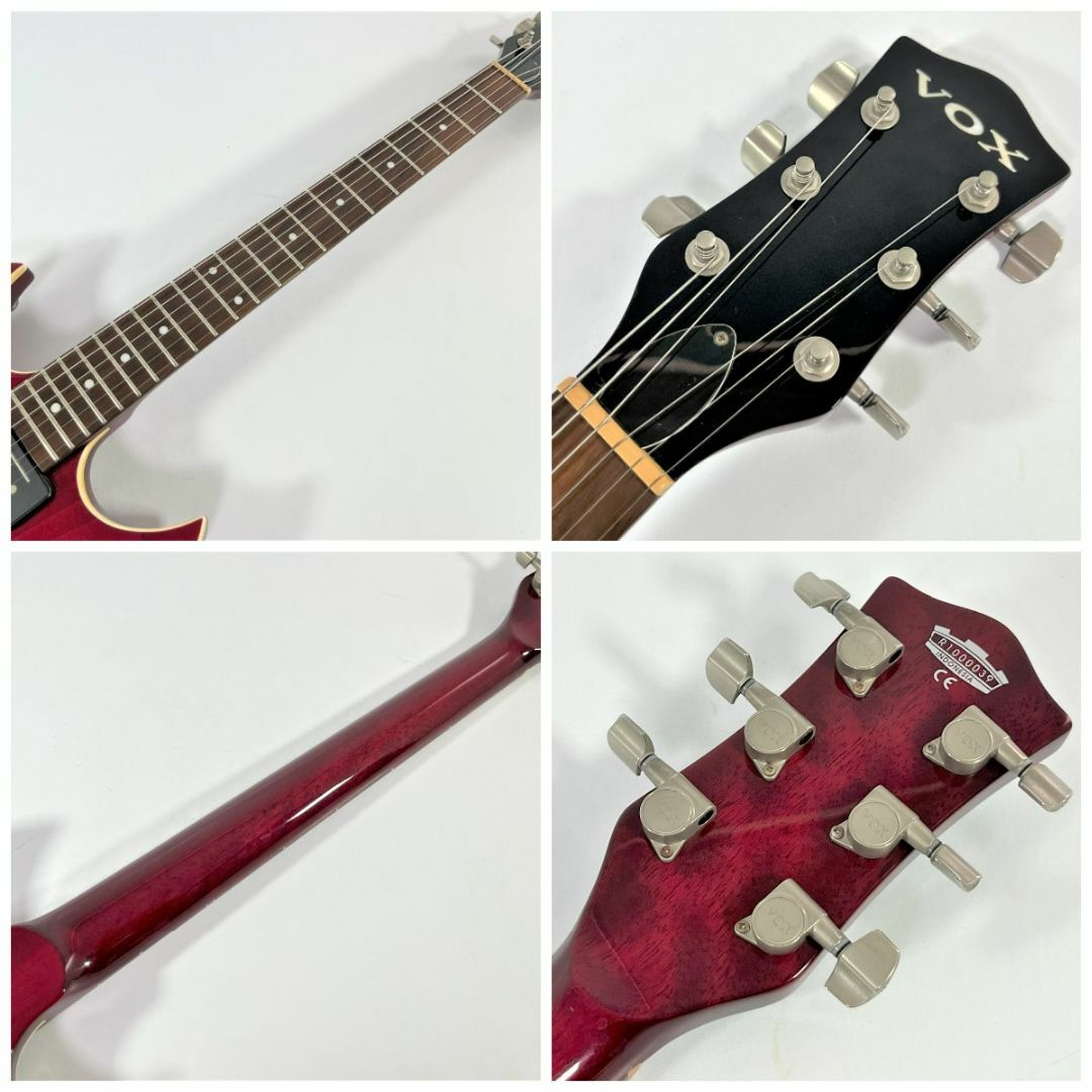 VOX - VOX ボックス SDC-33 ダブルカッタウェイ エレキギターの VOX - VOX ボックス SDC-33 ダブルカッタウェイ エレキギターの