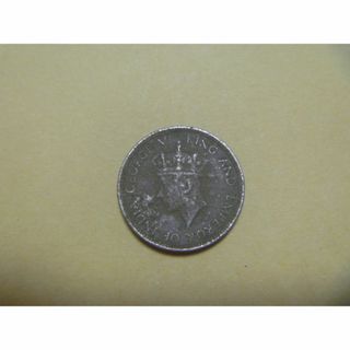 英領香港 1937年10セント硬貨 古銭 ジョージ6世 旧貨幣 コイン 匿名配送(貨幣)