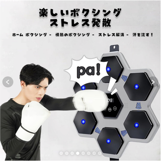 ✨大特価✨音楽ボクシングマシン スマートフォンペアリング 壁掛けボクシングボード(その他)