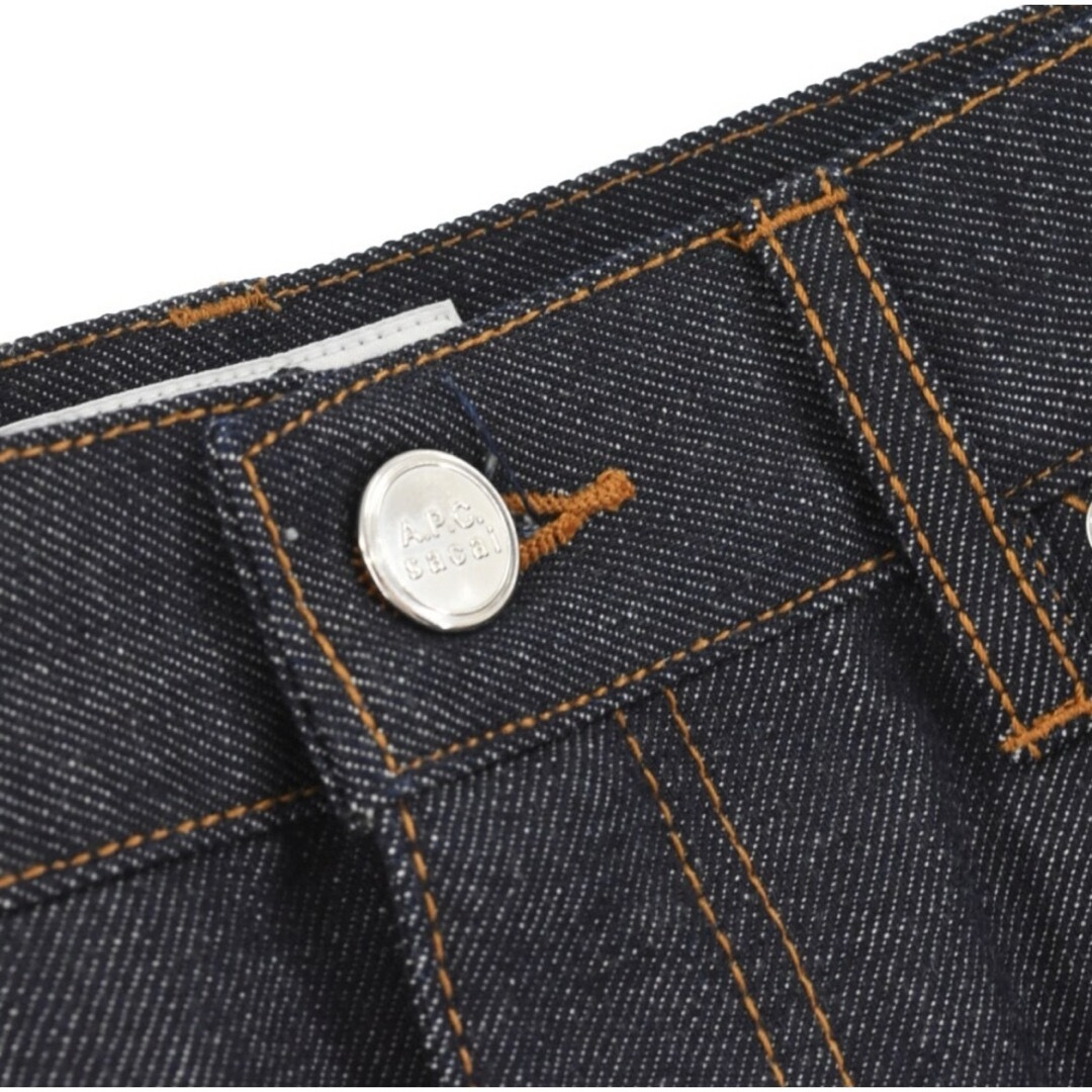 sacai - Sacai サカイ 21SS×A.P.C. サイドジッププリーツデニム sacai - Sacai サカイ 21SS×A.P.C. サイドジッププリーツデニム
