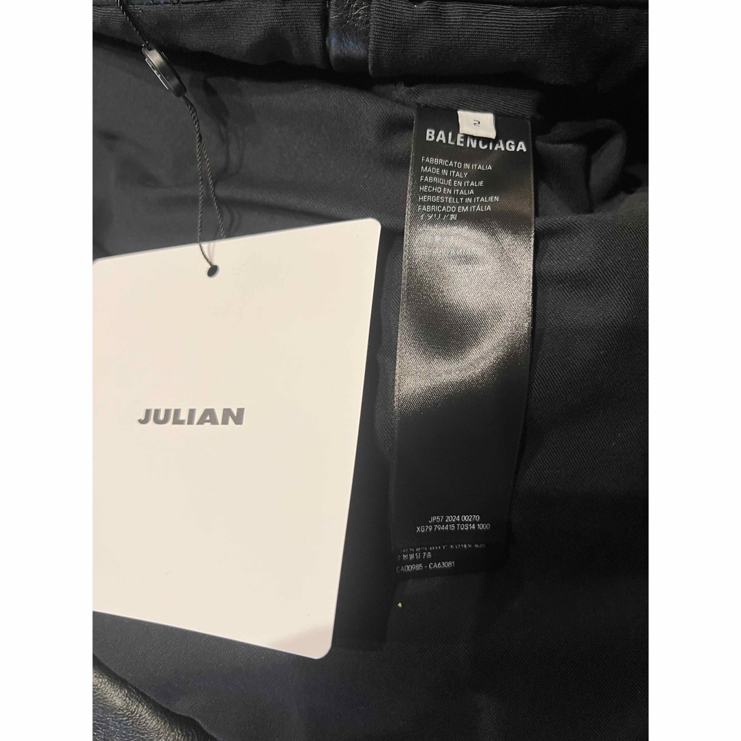 BALENCIAGA - balenciaga pierced jacket レザー ジャケット BALENCIAGA - balenciaga pierced jacket レザー ジャケット