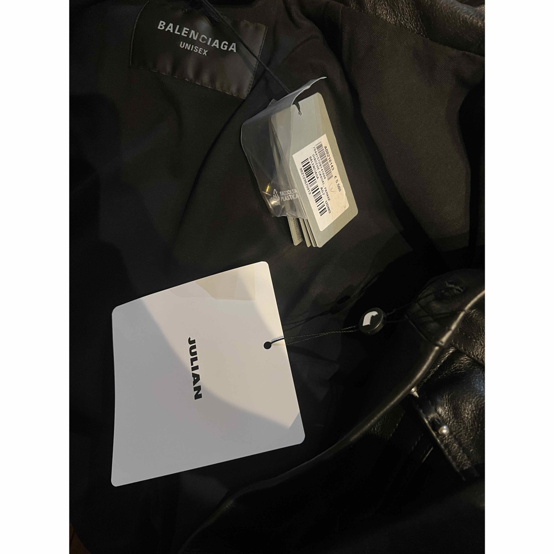 BALENCIAGA - balenciaga pierced jacket レザー ジャケット BALENCIAGA - balenciaga pierced jacket レザー ジャケット