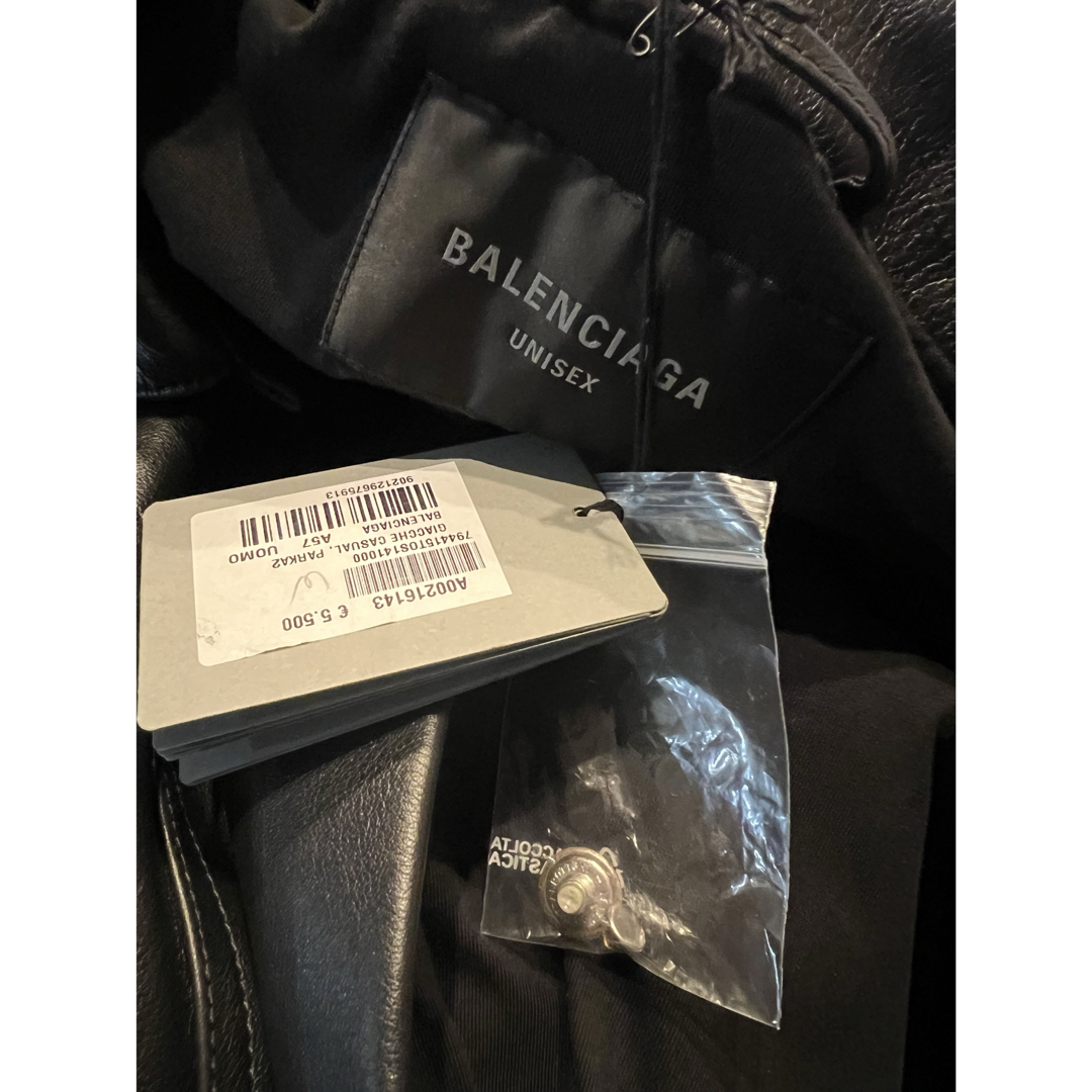 BALENCIAGA - balenciaga pierced jacket レザー ジャケット BALENCIAGA - balenciaga pierced jacket レザー ジャケット