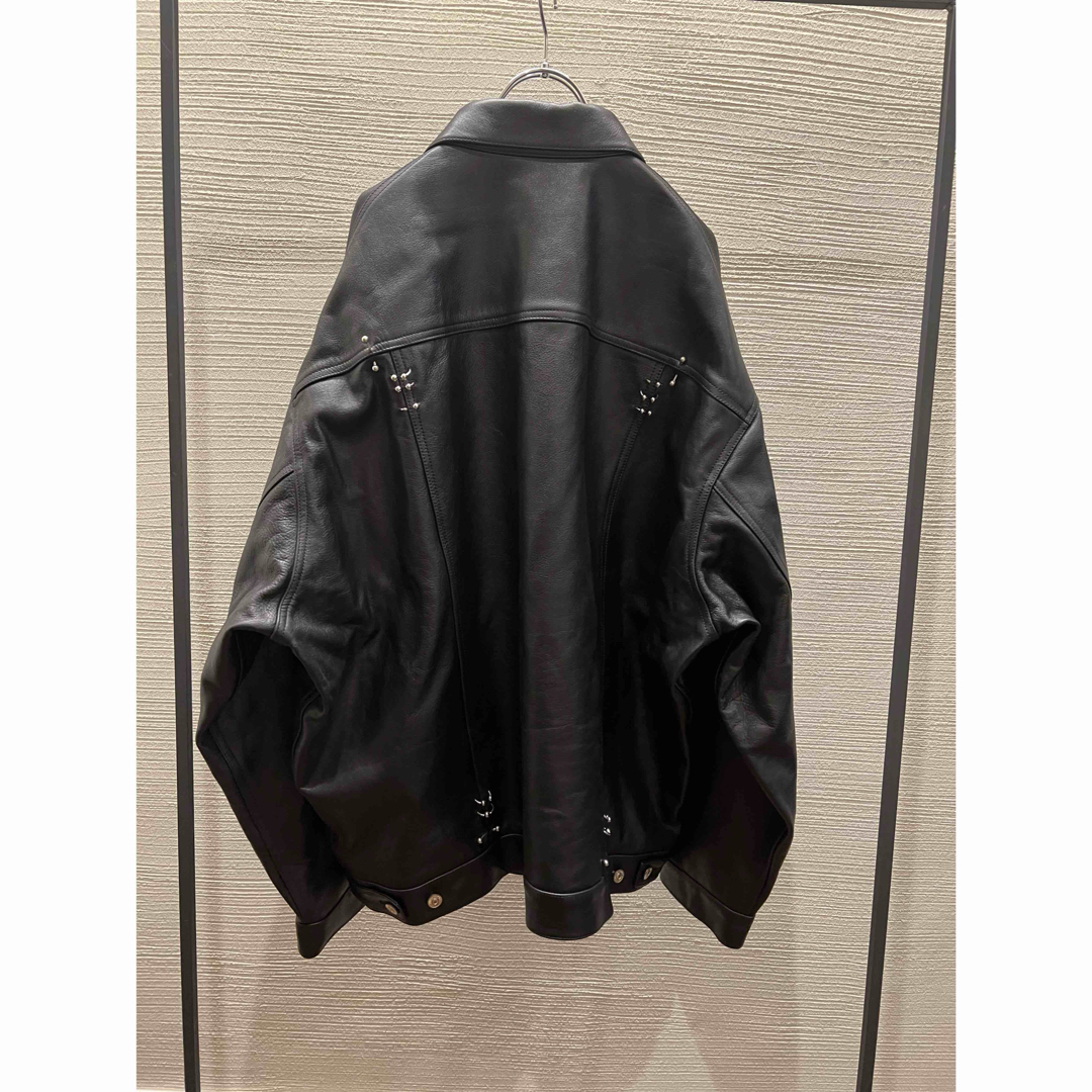 BALENCIAGA - balenciaga pierced jacket レザー ジャケット BALENCIAGA - balenciaga pierced jacket レザー ジャケット