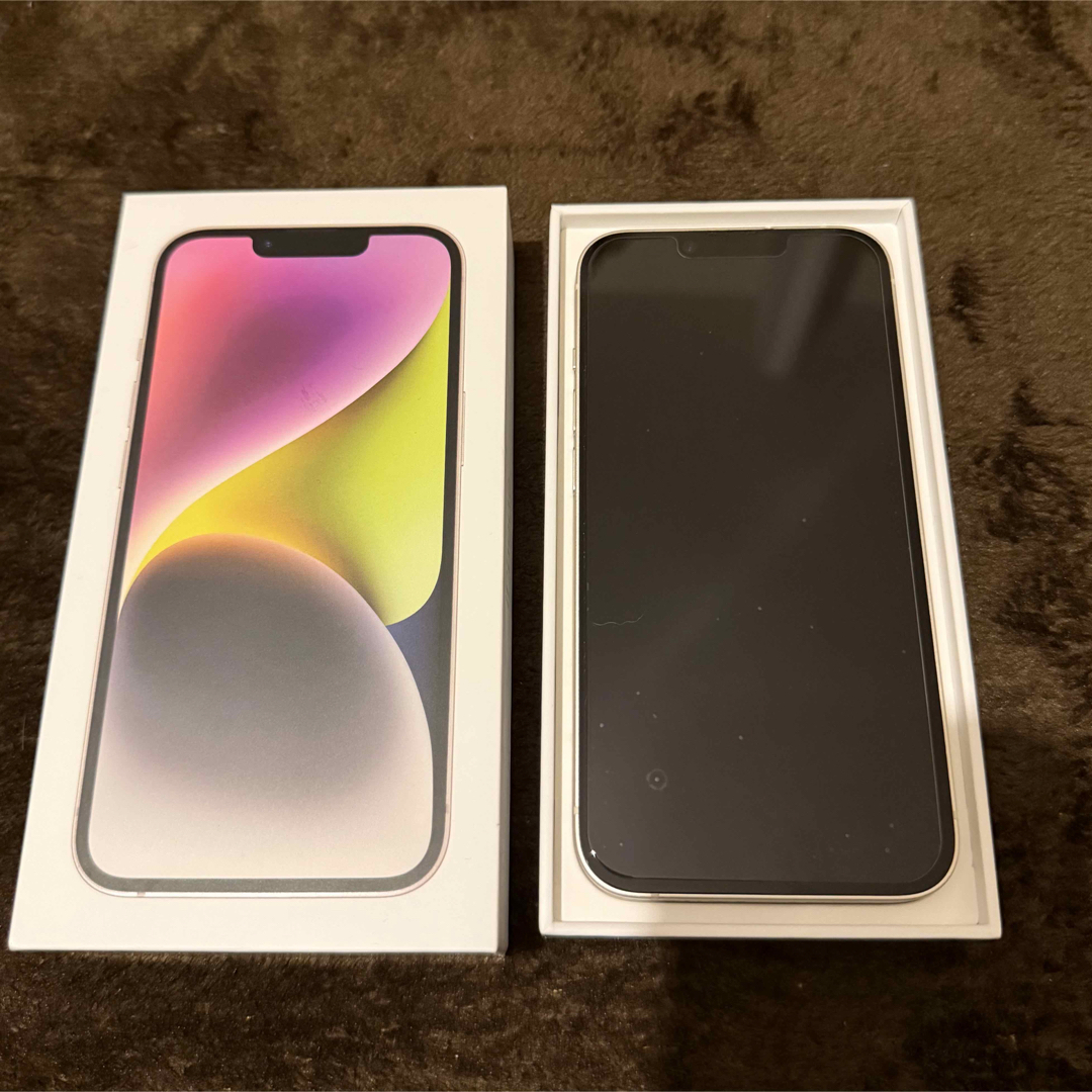 おまけつき iPhone14 本体 スターライト 美品 128GB SIMフリー おまけつき iPhone14 本体 スターライト 美品 128GB SIMフリー