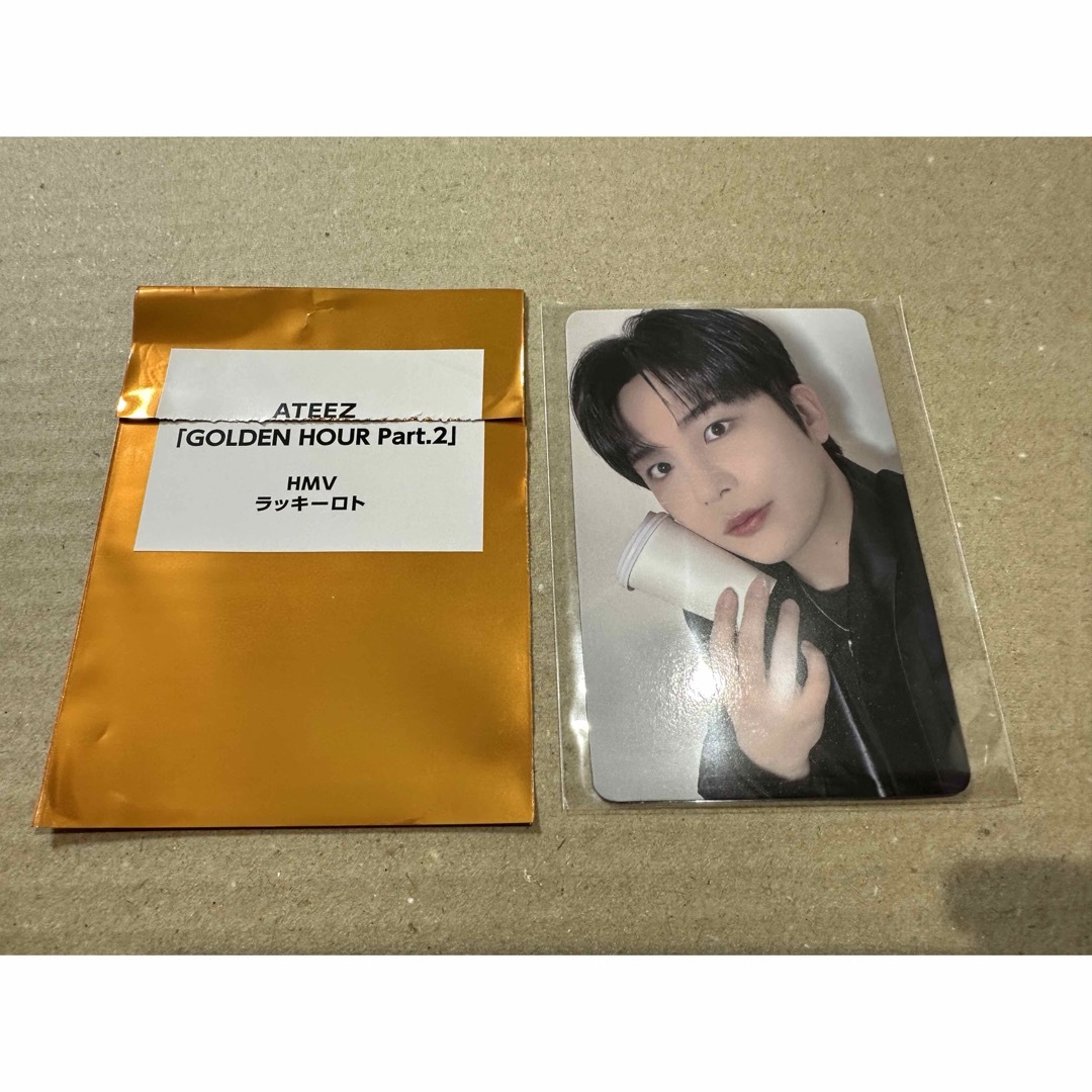 ATEEZ(エイティーズ)のATEEZ GOLDEN HOUR Part.2 HMVラキロト ジョンホ エンタメ/ホビーのタレントグッズ(アイドルグッズ)の商品写真