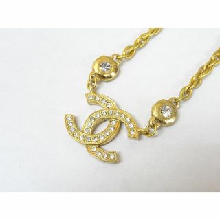 シャネル(CHANEL)の名410/ CHANEL シャネル ネックレス ラインストーン 箱付き (ネックレス)