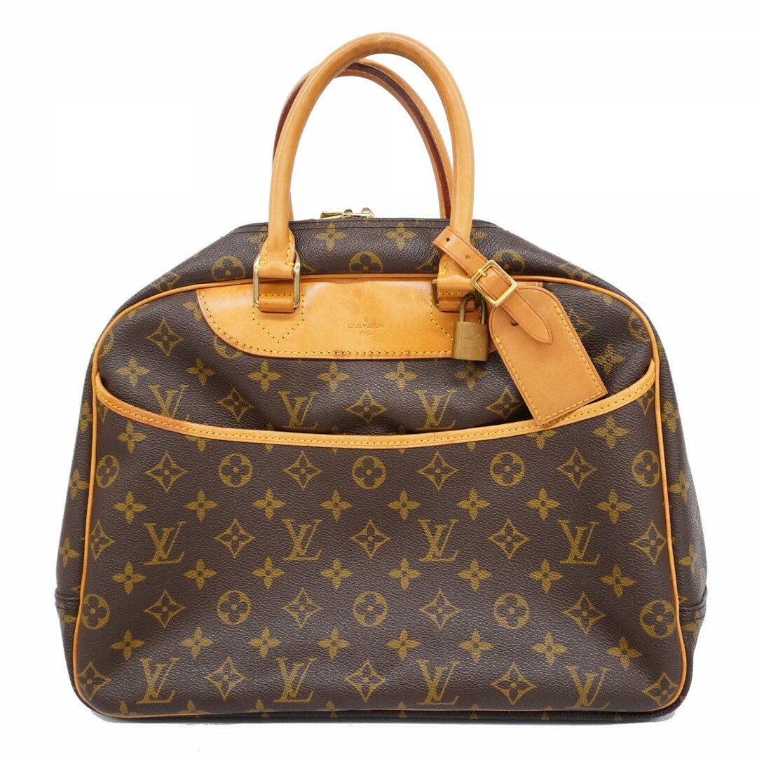 LOUIS VUITTON - 【4te4625】ルイヴィトン ハンドバッグ モノグラム ドーヴィル M47270 ブラウン【中古】レディース