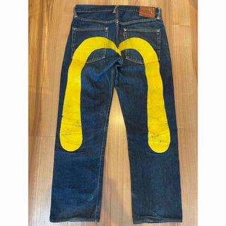 EVISU - サイズ31 黄大黒 2000 NO2 赤耳 美品 エヴィス エビスの EVISU - サイズ31 黄大黒 2000 NO2 赤耳 美品 エヴィス エビスの