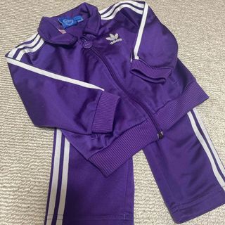 adidas - adidas 紫 ジャージ上下 セットアップの通販 by 青木's adidas - adidas 紫 ジャージ上下 セットアップの通販 by 青木's