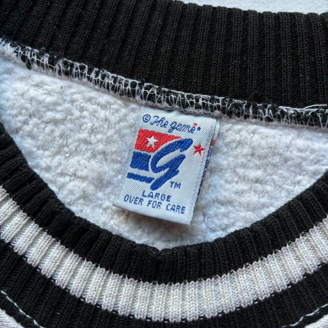 USA製 レイダース スウェットトレーナー Lサイズ 刺繍ロゴ NFL 古着 USA製 レイダース スウェットトレーナー Lサイズ 刺繍ロゴ NFL 古着
