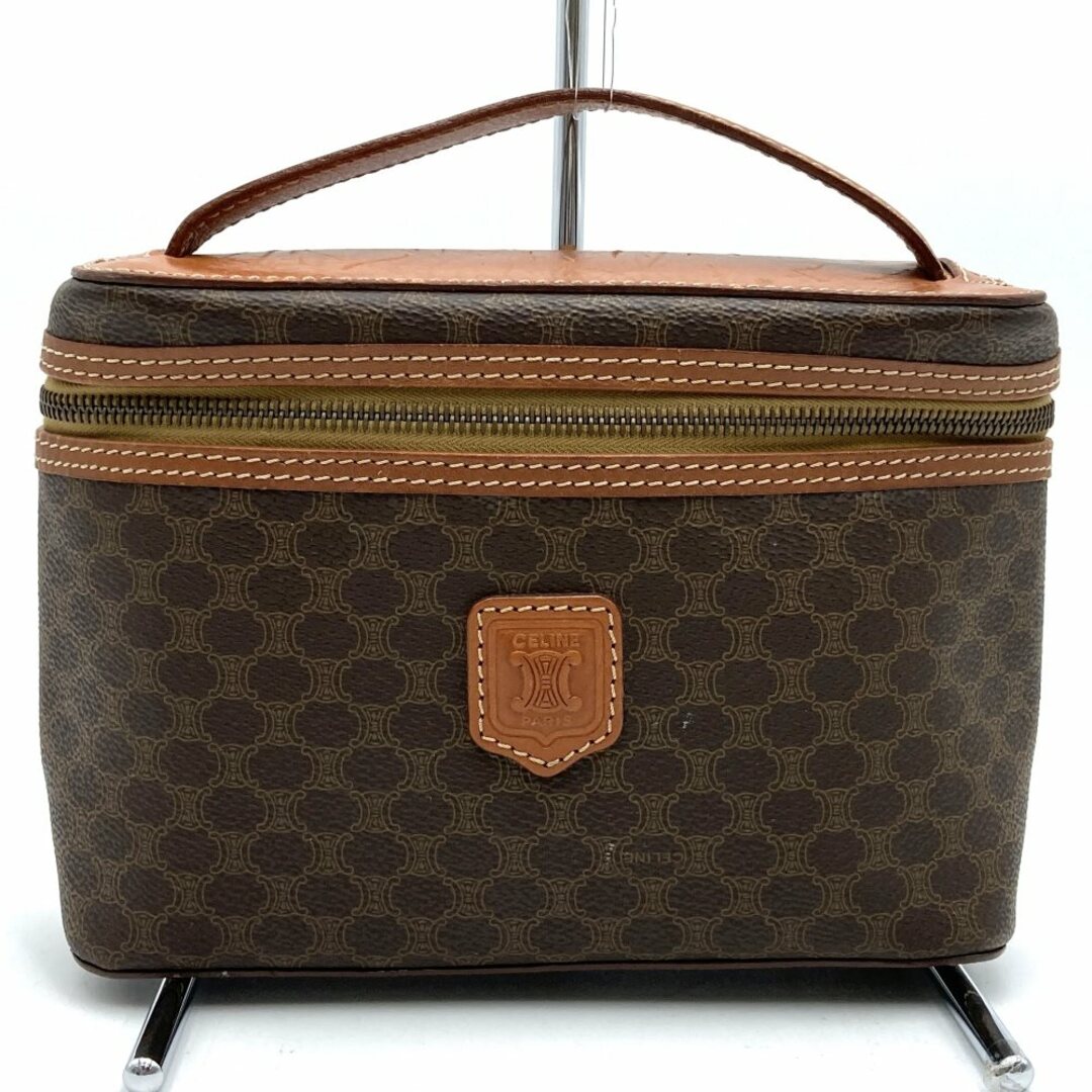 CELINE セリーヌ マカダム柄 バニティバッグ 化粧ポーチ コスメ CELINE セリーヌ マカダム柄 バニティバッグ 化粧ポーチ コスメ