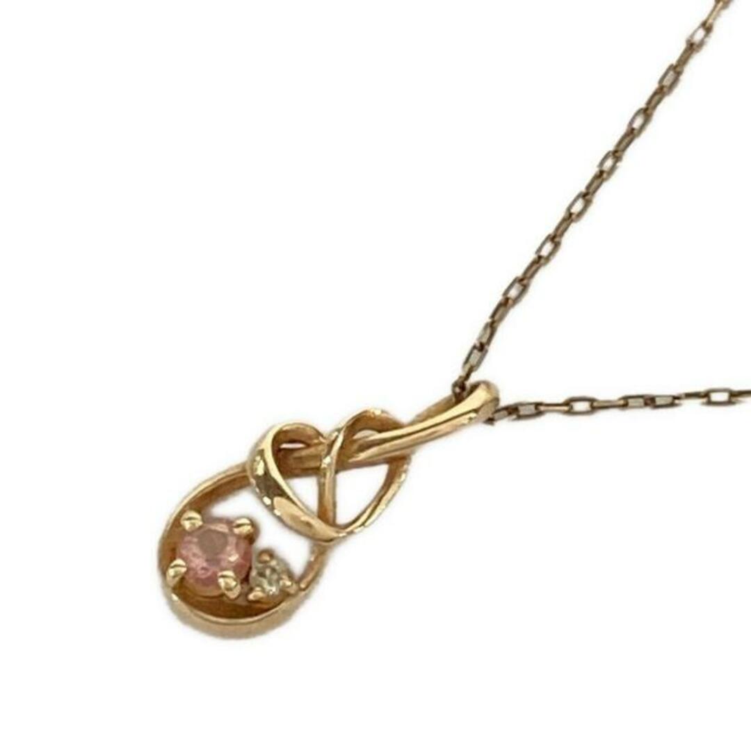 Samantha Tiara(サマンサ ティアラ) ネックレス美品 - K10PG Samantha Tiara(サマンサ ティアラ) ネックレス美品 - K10PG