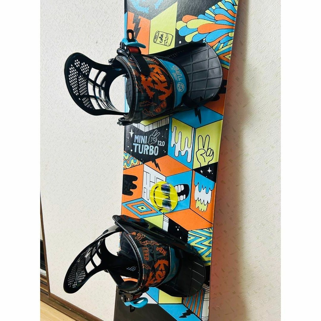 K2 - 【専用】K2 MINI TURBO スノボ板 120cm ビンディング K2 - 【専用】K2 MINI TURBO スノボ板 120cm ビンディング