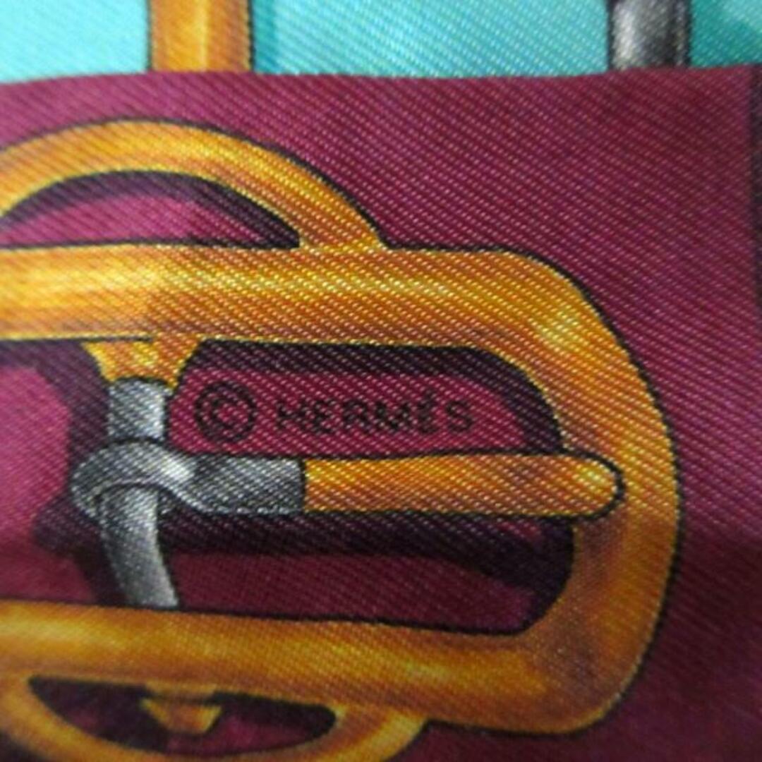 HERMES(エルメス) スカーフ ツイリー ブルー×ライトグリーン HERMES(エルメス) スカーフ ツイリー ブルー×ライトグリーン