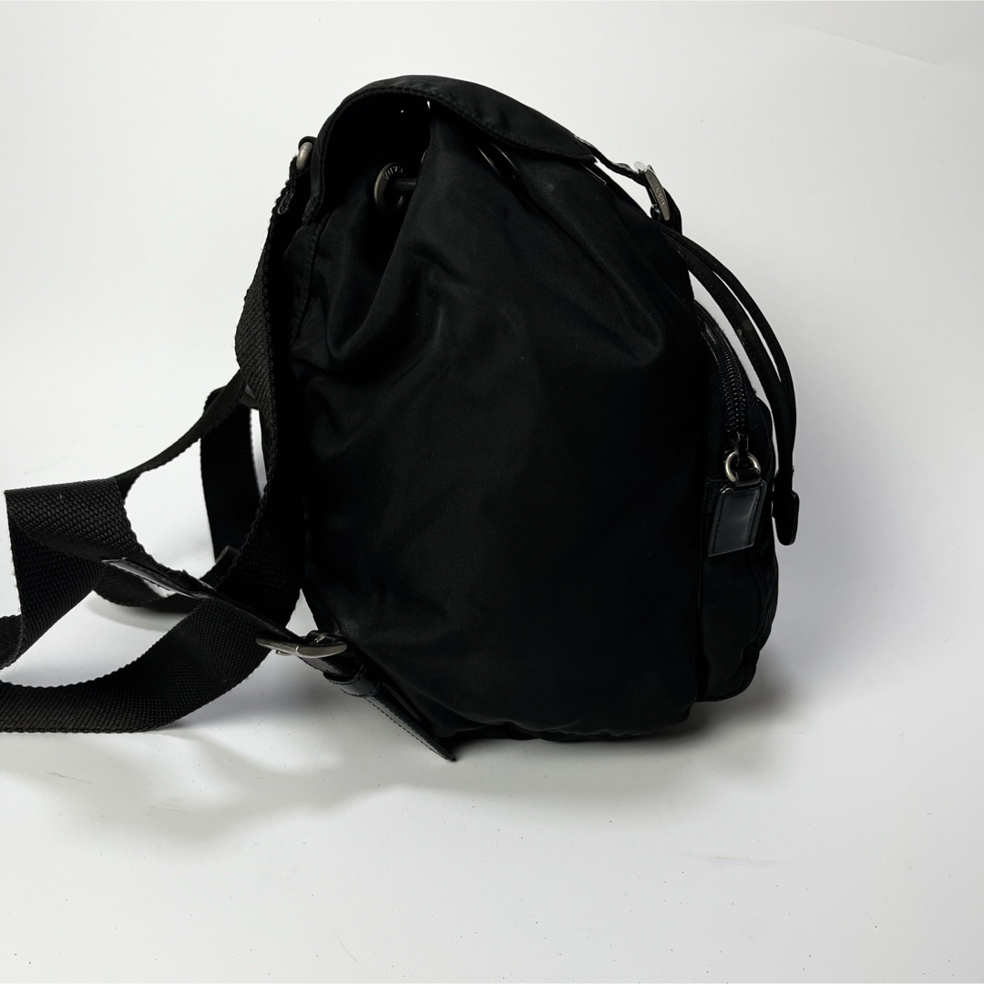 美品✨プラダ リュック バックパック 三角ロゴ ナイロン レザー 美品✨プラダ リュック バックパック 三角ロゴ ナイロン レザー