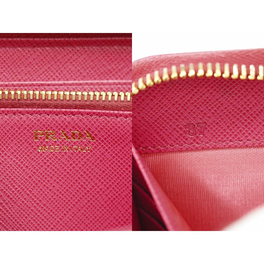 本物 プラダ PRADA レザー ラウンドファスナー 長財布 ロング 本物 プラダ PRADA レザー ラウンドファスナー 長財布 ロング