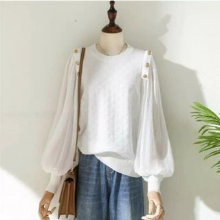 最終sale!! 新品未使用 DHOLIC ニットソー