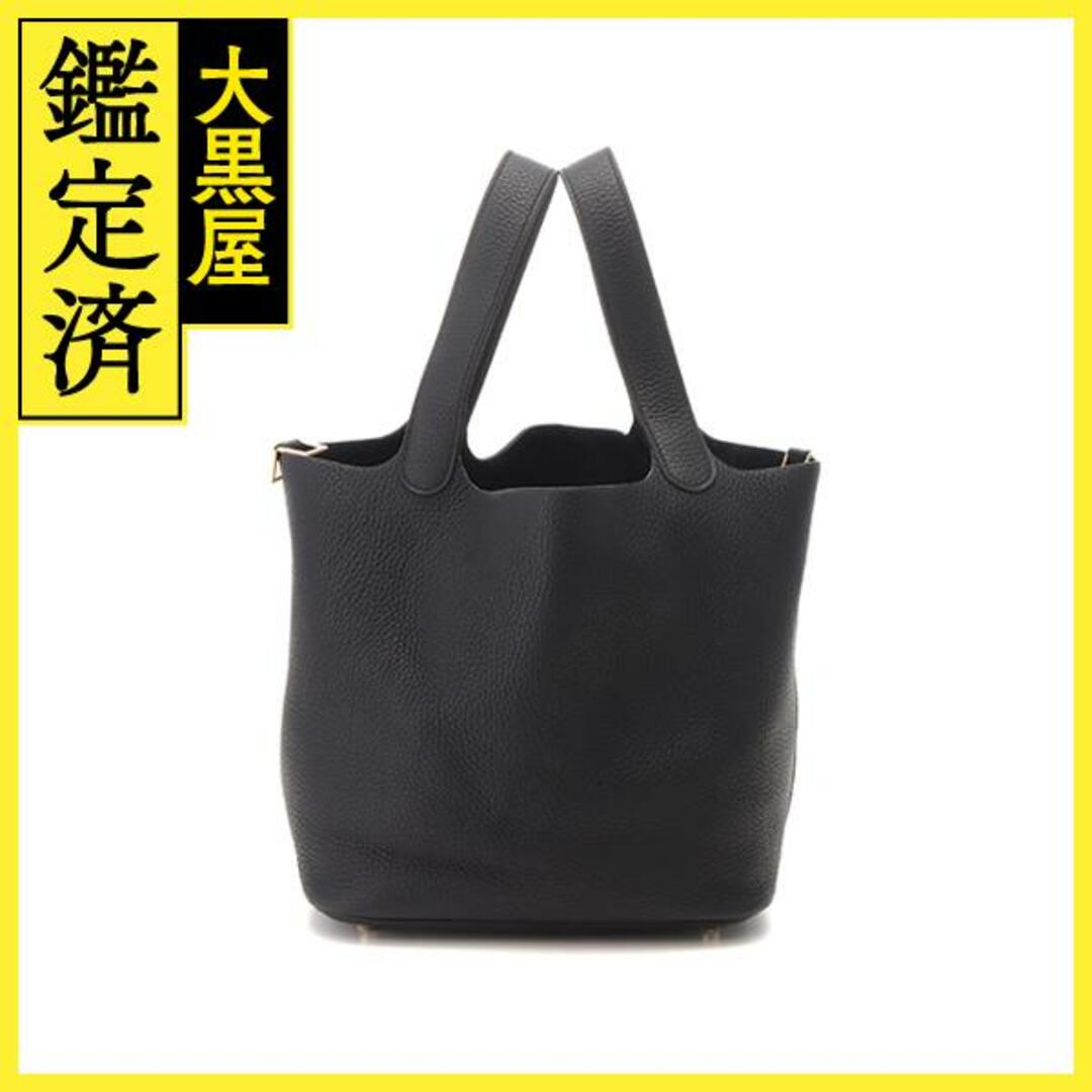 HERMES - エルメス ピコタンロックMM トリヨンクレマンス ブラック D刻印 ゴールド金具 2143100481367 【430】