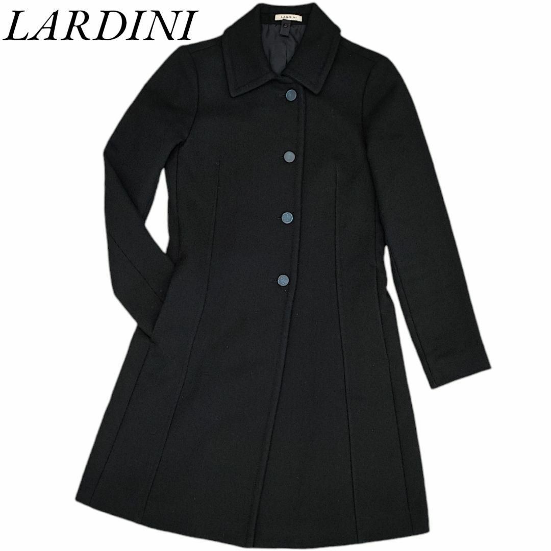 極美品 LARDINI ラルディーニ レディース ロングコートウール 810 極美品 LARDINI ラルディーニ レディース ロングコートウール 810
