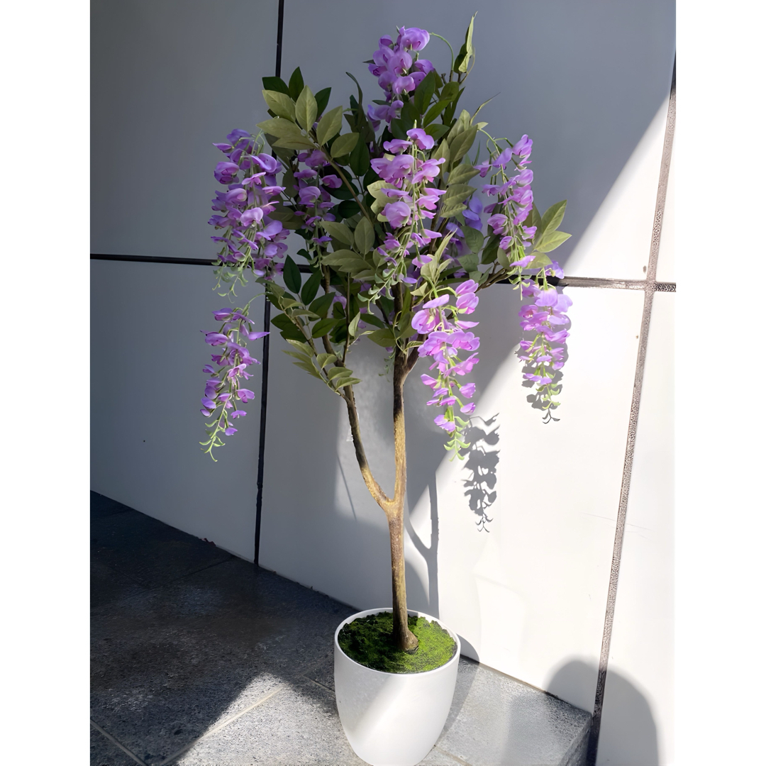 光触媒 人工観葉植物 ウォールグリーン フェイクグリーン 藤の花 光触媒 人工観葉植物 ウォールグリーン フェイクグリーン 藤の花