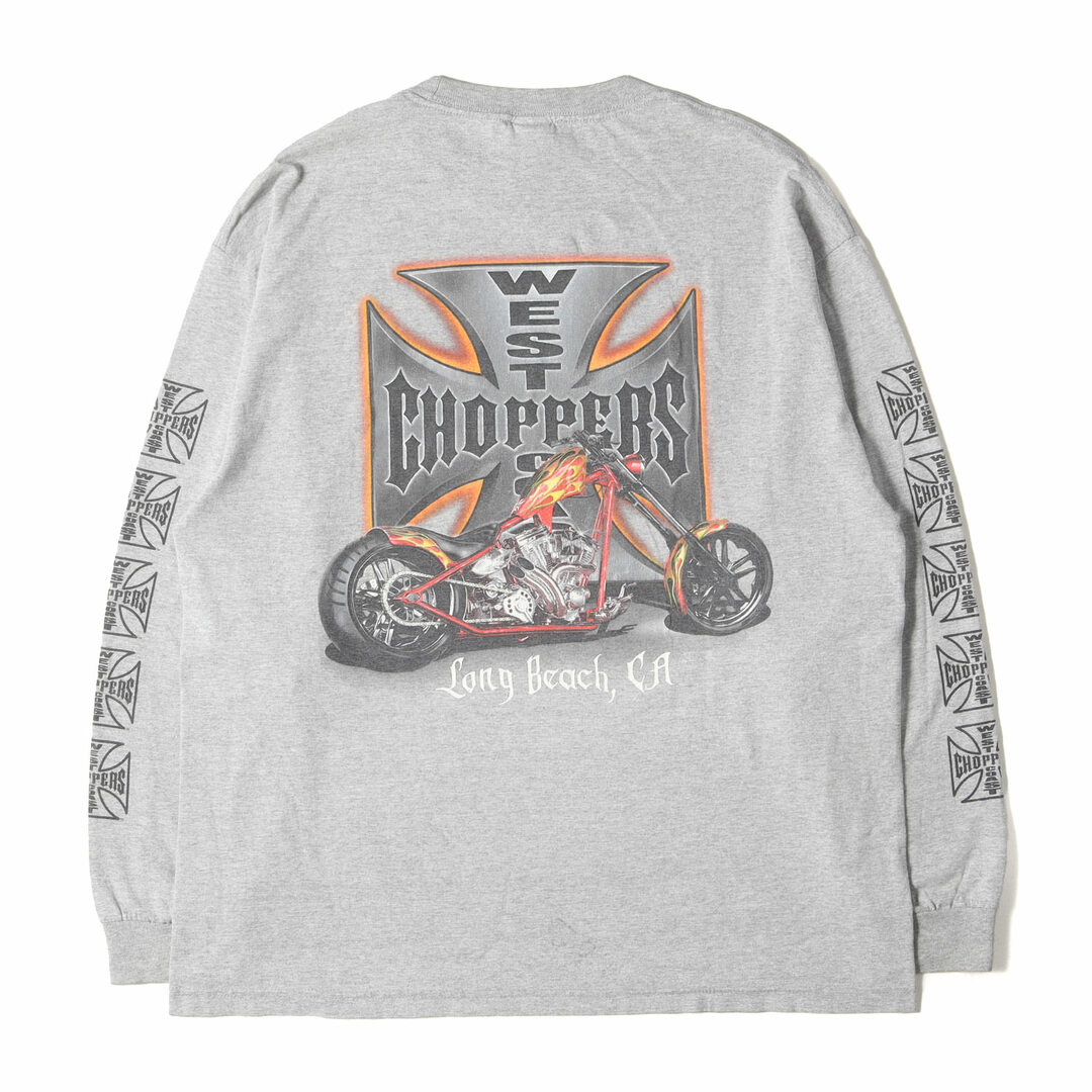 90s - 00s WEST COAST CHOPPERS 袖ロゴ 4面プリント アイアン 90s - 00s WEST COAST CHOPPERS 袖ロゴ 4面プリント アイアン