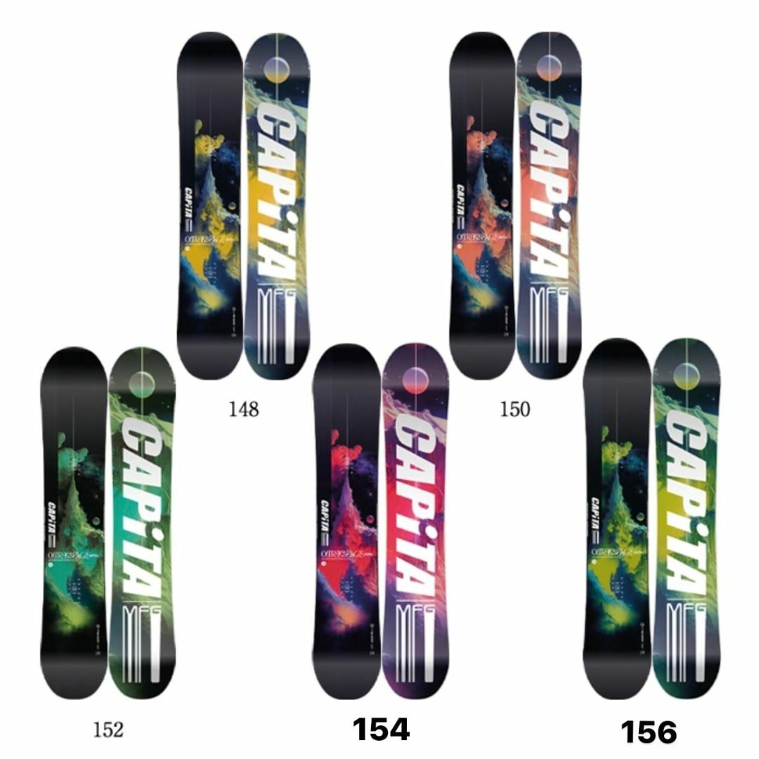 新品未使用 24-25 CAPITA BOARD OUTERSPACE LIVING 150cm 安心保証 即日発送 本体  土日祝発送OK M111