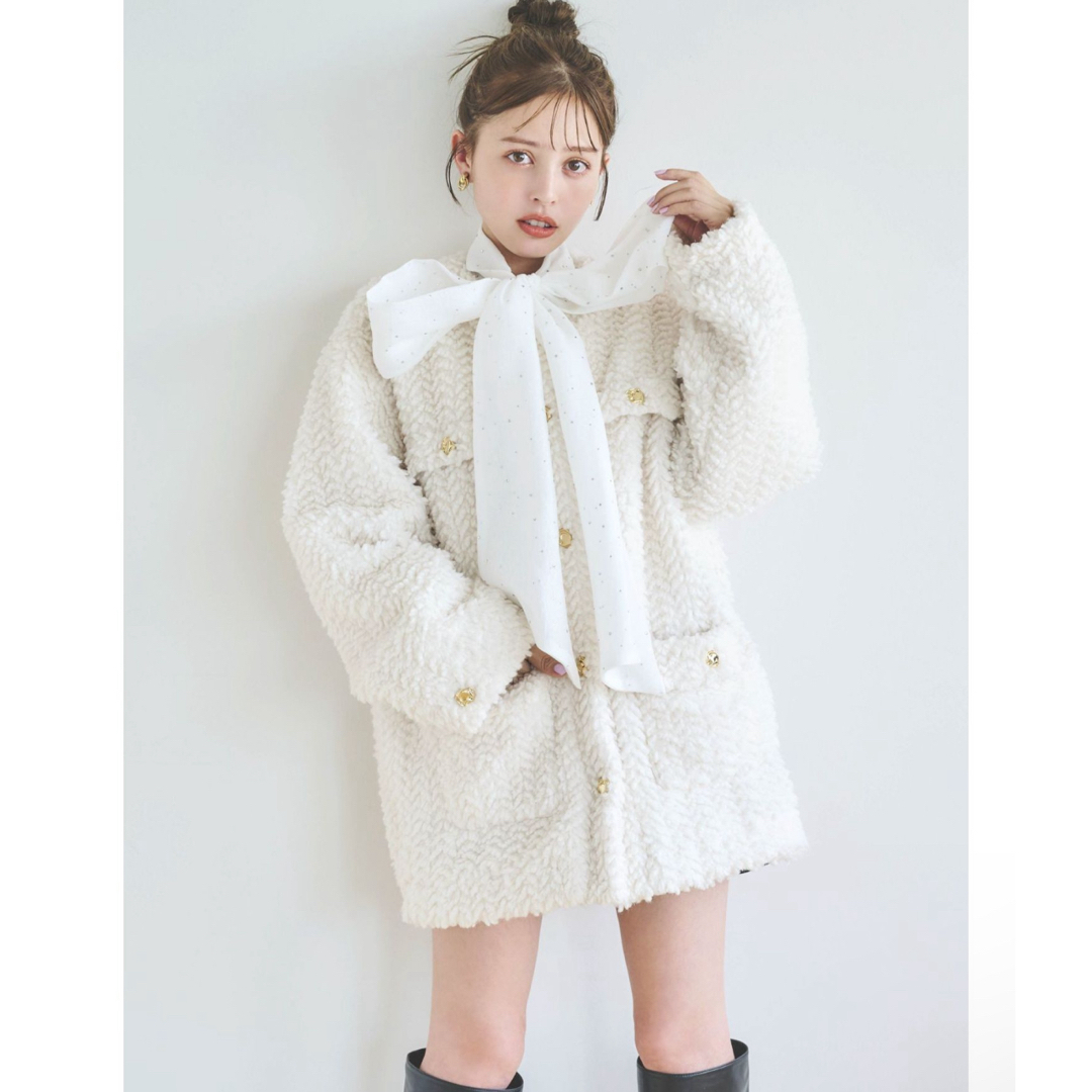 acka poodle boa long coat ジャケット/アウター acka poodle boa long coat ジャケット/アウター