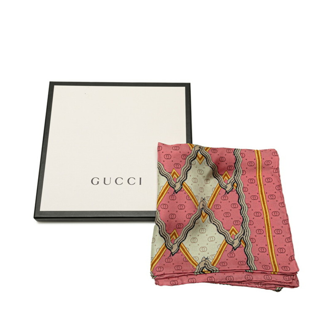 GUCCI - グッチ GGスネーク 蛇 幾何学模様 スカーフ シルク レディース GUCCI 【1-0179394】の通販 by 銀座パリス  ラクマ店｜グッチならラクマ