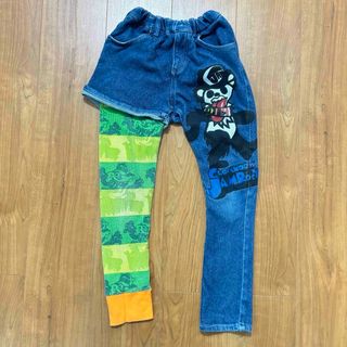 ジャム(JAM)の専用■JAM■切り替えデニムパンツ■記名なし■サイズ130(パンツ/スパッツ)