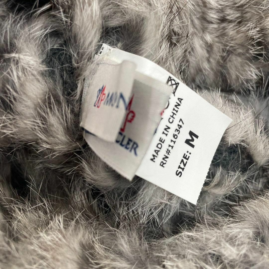 MONCLER - 極美品 MONCLER モンクレール ニット帽 ラビット MONCLER - 極美品 MONCLER モンクレール ニット帽 ラビット