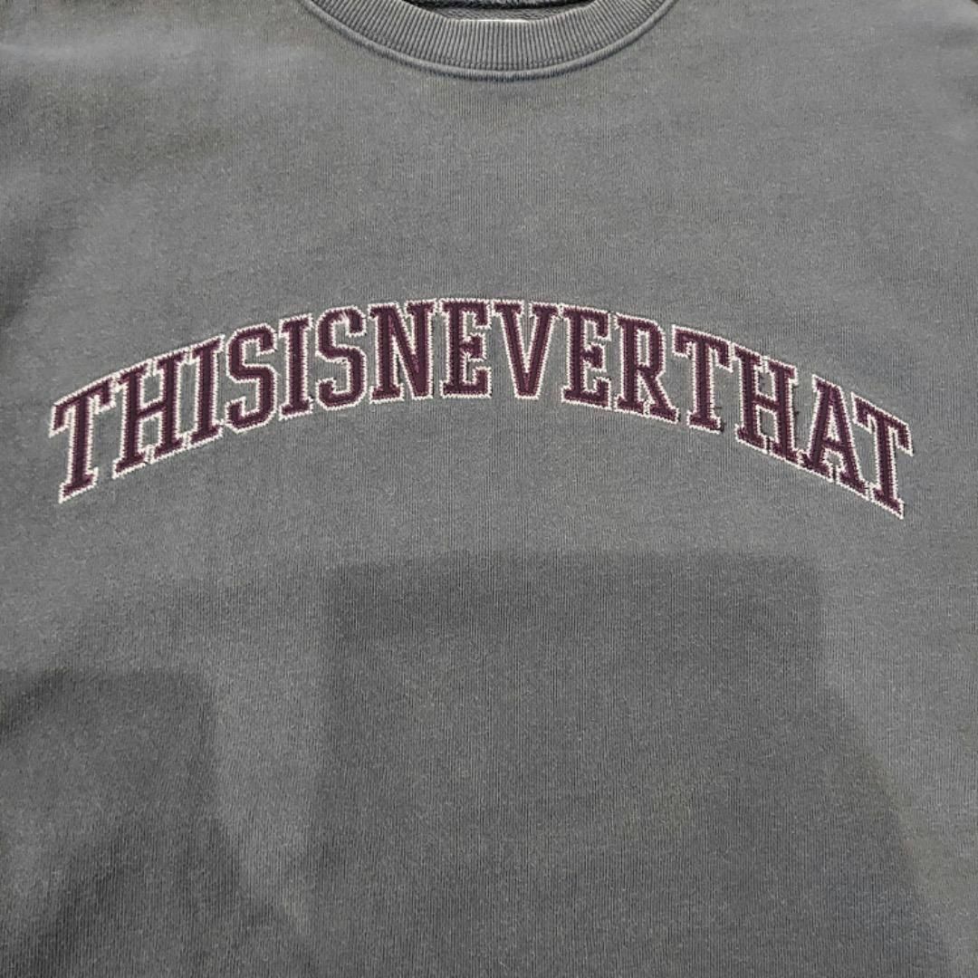 thisisneverthat - thisisneverthat スウェット 刺繍 韓国 thisisneverthat - thisisneverthat スウェット 刺繍 韓国