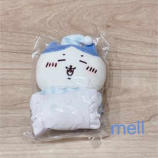 ちいかわ デスクトップから見守るひっかけぬいぐるみ（ねむいよハチワレ）(キャラクターグッズ)