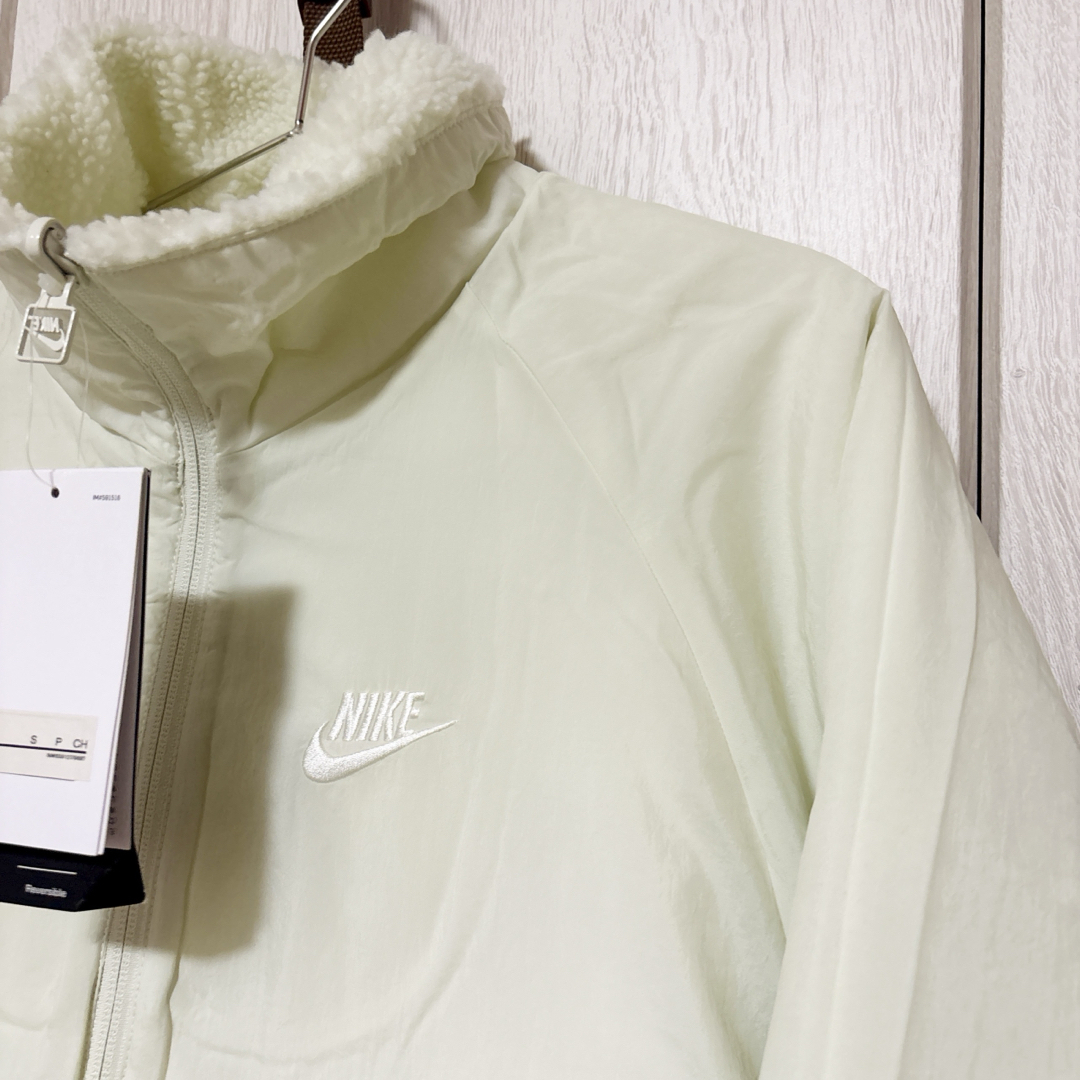 NIKE - 新品☆NIKE☆リバーシブル☆ボア☆ジャケット☆ホワイト NIKE - 新品☆NIKE☆リバーシブル☆ボア☆ジャケット☆ホワイト