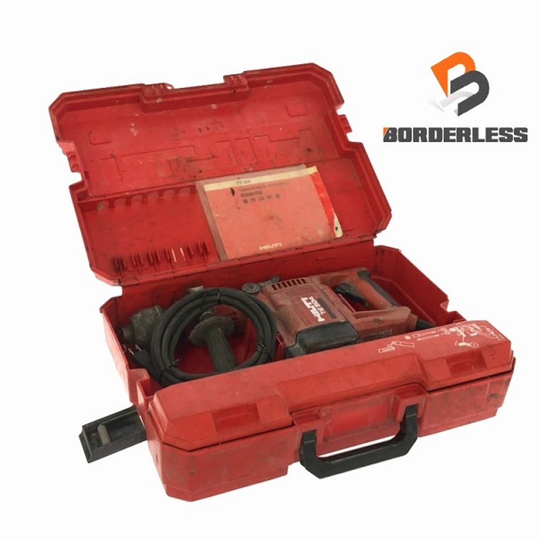 ☆中古品☆HILTI ヒルティ 100V 電動ハンマー TE504 ケース付 ☆中古品☆HILTI ヒルティ 100V 電動ハンマー TE504 ケース付