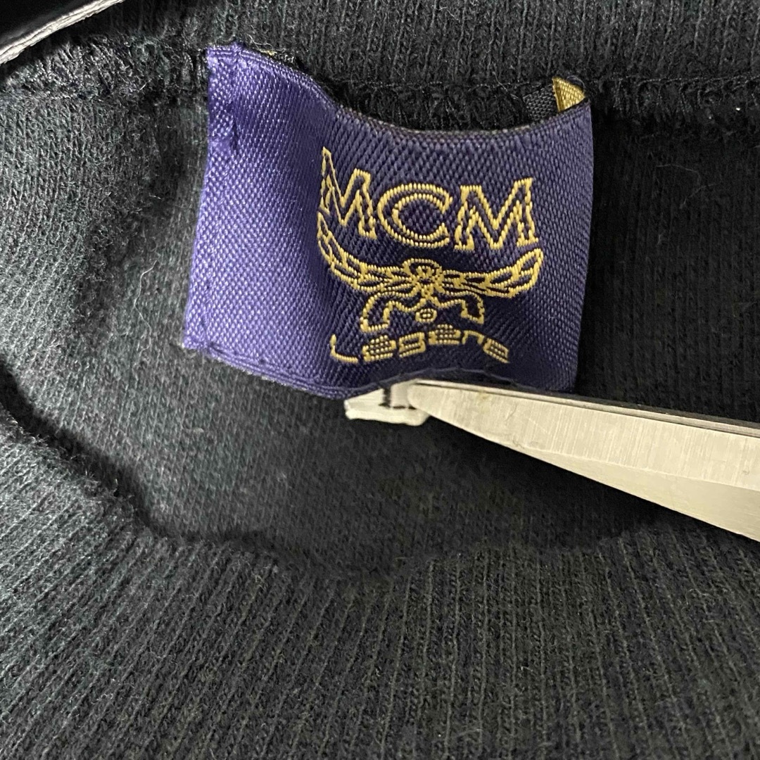 MCM - MCM エムシーエム トレーナー スウェット L ブラック黒 MCM - MCM エムシーエム トレーナー スウェット L ブラック黒