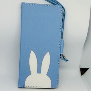 新品　androidケース　galaxy　A22　財布型　ブルー(Androidケース)