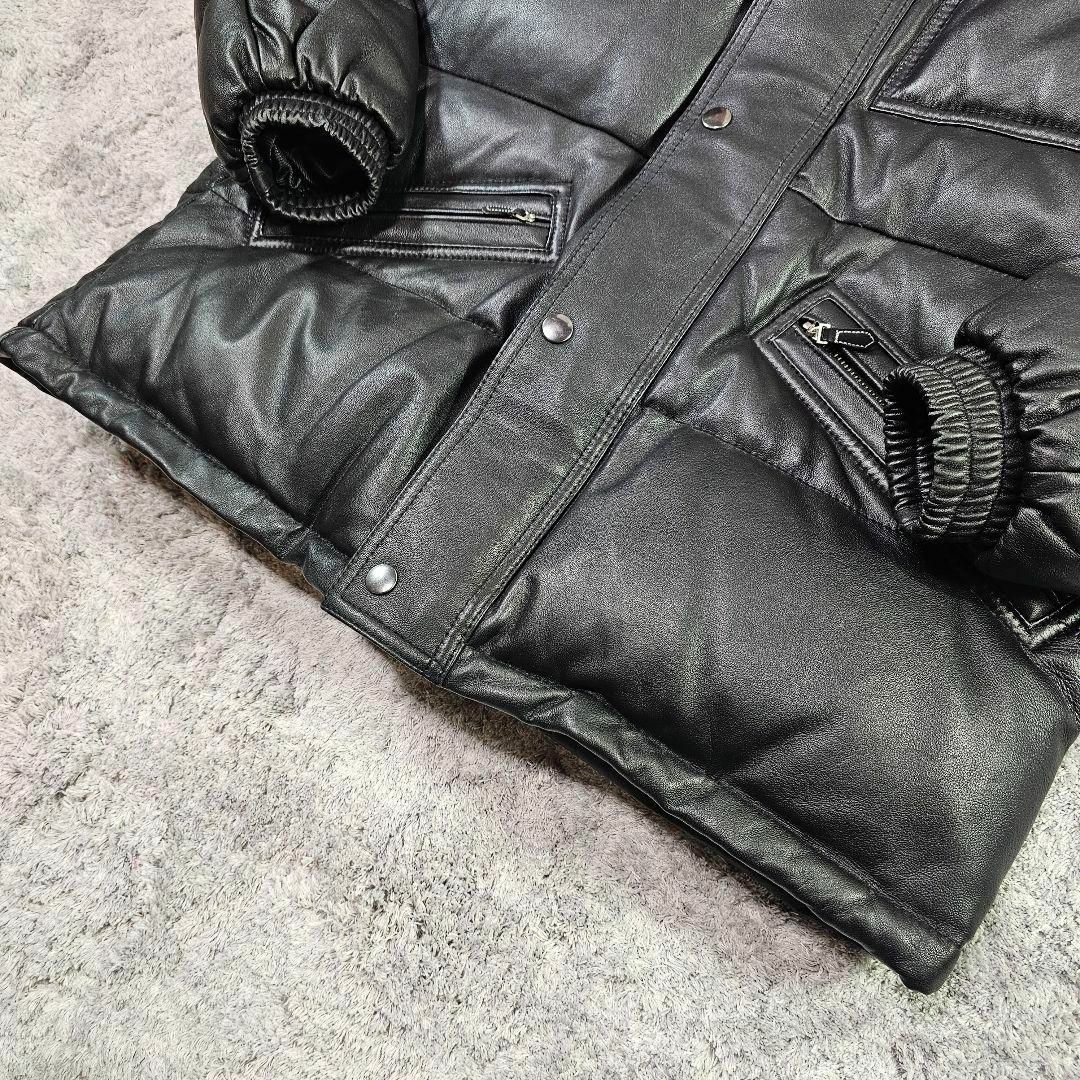 美品 オールレザーダウンジャケット MALE&CO. Lサイズ 美品 オールレザーダウンジャケット MALE&CO. Lサイズ