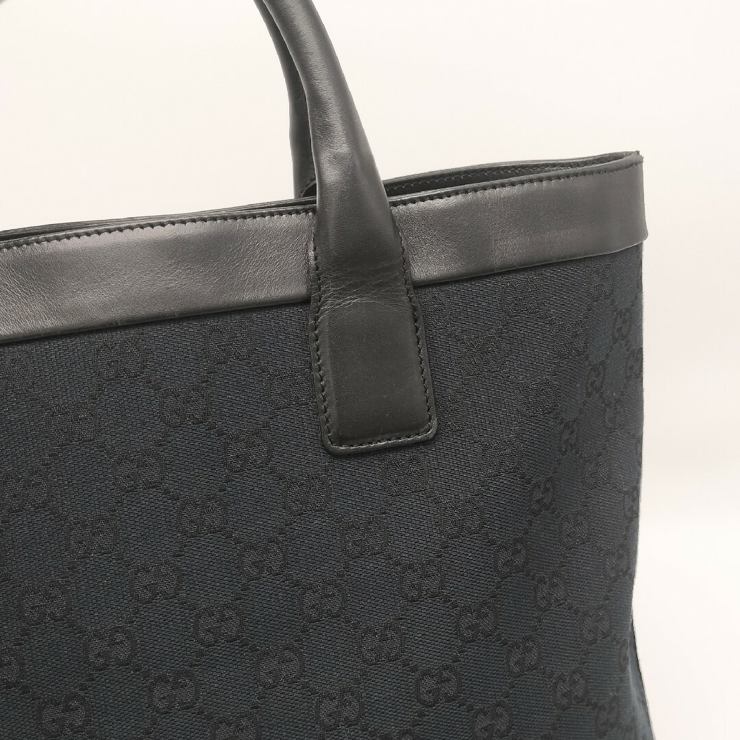 GUCCI - 極美品✨グッチ トートバッグ ブラック 黒の通販 by GUCCI - 極美品✨グッチ トートバッグ ブラック 黒の通販 by