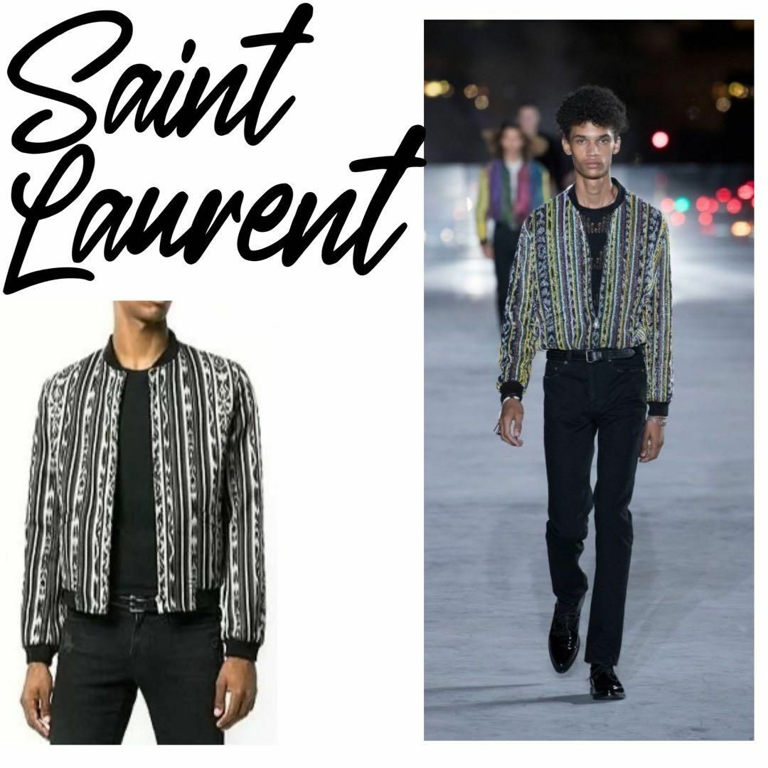 定価22.6万】SAINT LAURENT リバーシブル ジャケット 50 定価22.6万】SAINT LAURENT リバーシブル ジャケット 50