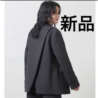 MARW UNITED ARROWSマルゥ】バック アシンメトリー ジャケットの MARW UNITED ARROWSマルゥ】バック アシンメトリー ジャケットの