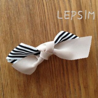 レプシィム(LEPSIM)のリボンバレッタ(ヘアピン)